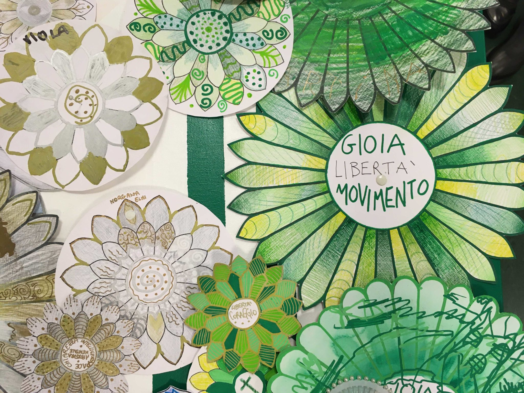 Un'immagine che ritrae carta, prodotto di carta, arti creative, motivo e graphic design.