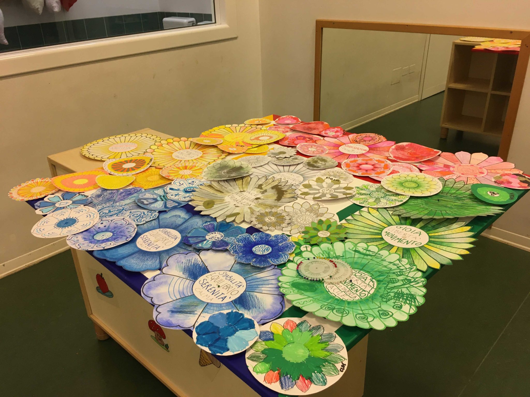 Un'immagine che ritrae carta, arti creative, prodotto di carta, mestiere e fiori recisi.